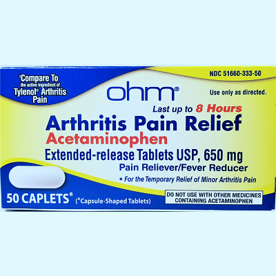 Arthritis Pain Relief | Acetaminophen | 650 mg | Hargraves OTC – Hargraves  Online Healthcare